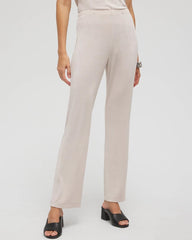 Chico's Petite Travelers™ No Tummy Pants SMOKEY TAUPE
