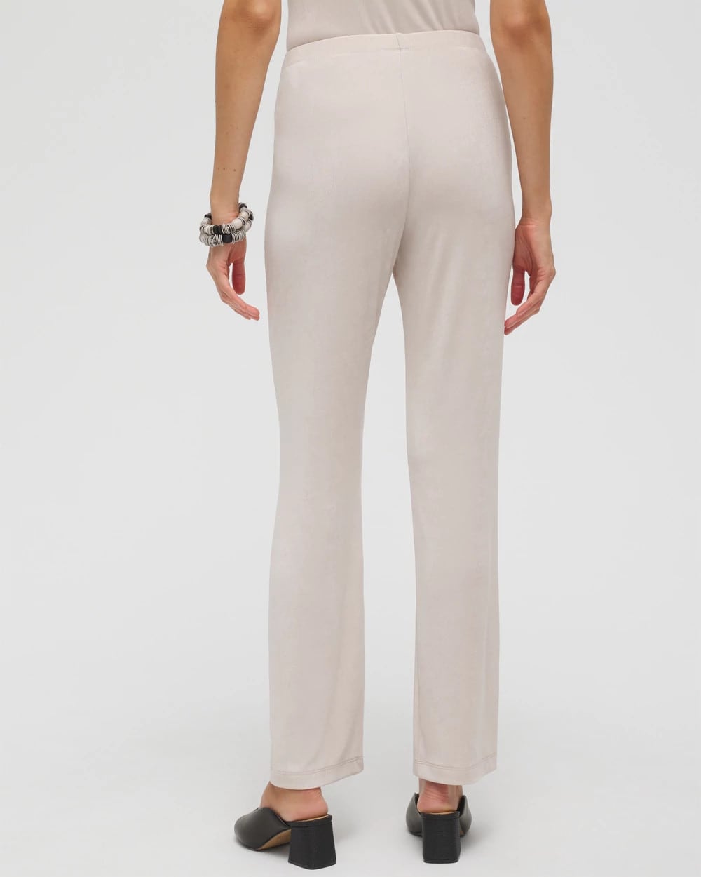Chico's Petite Travelers™ No Tummy Pants SMOKEY TAUPE