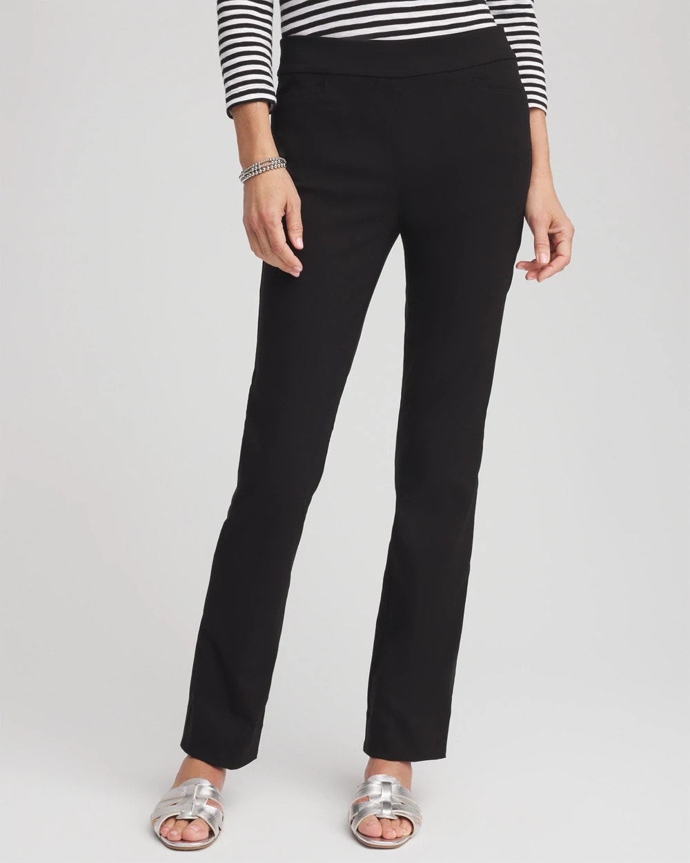 Chico's Brigitte™ Slim Full-Length Pants BLACK