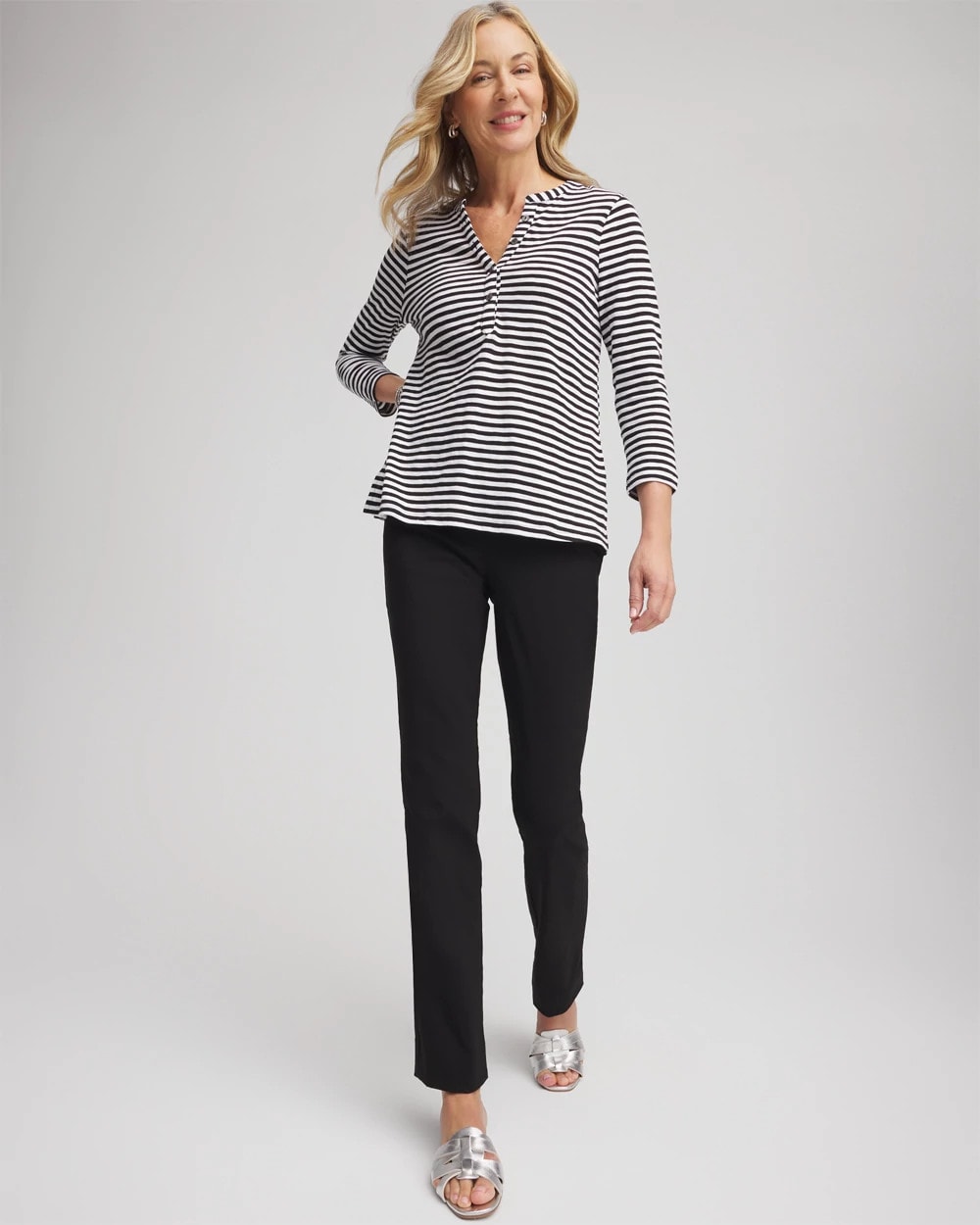 Chico's Brigitte™ Slim Full-Length Pants BLACK