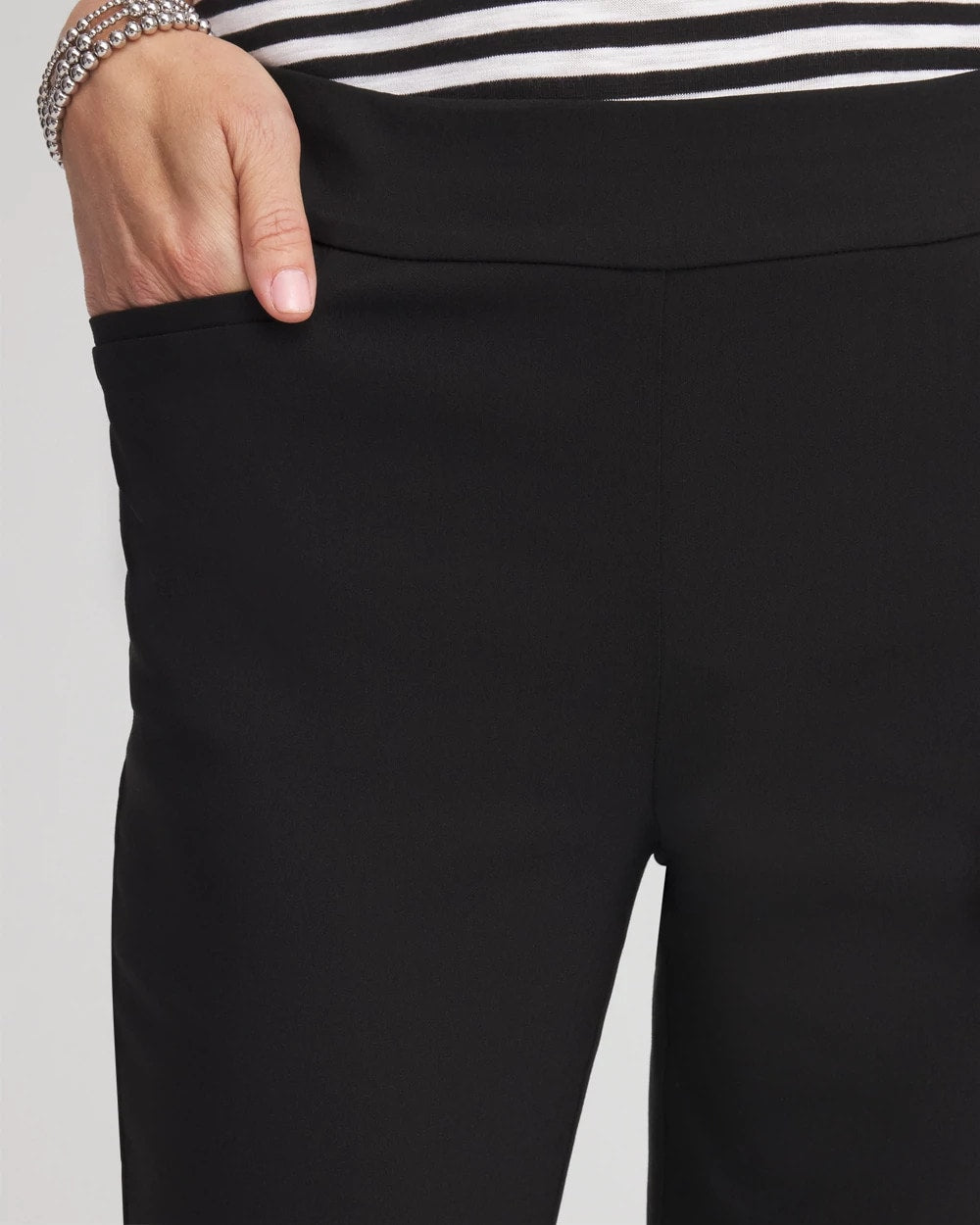 Chico's Brigitte™ Slim Full-Length Pants BLACK