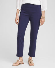 Chico's Brigitte™ Slim Pull-On Crop PASSPORT BLUE