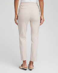 Chico's Brigitte™ Slim Pull-On Ankle Pants SMOKEY TAUPE