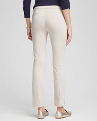 Chico's Brigitte™ Pull-On Slim Rivet Ankle Pants SMOKEY TAUPE