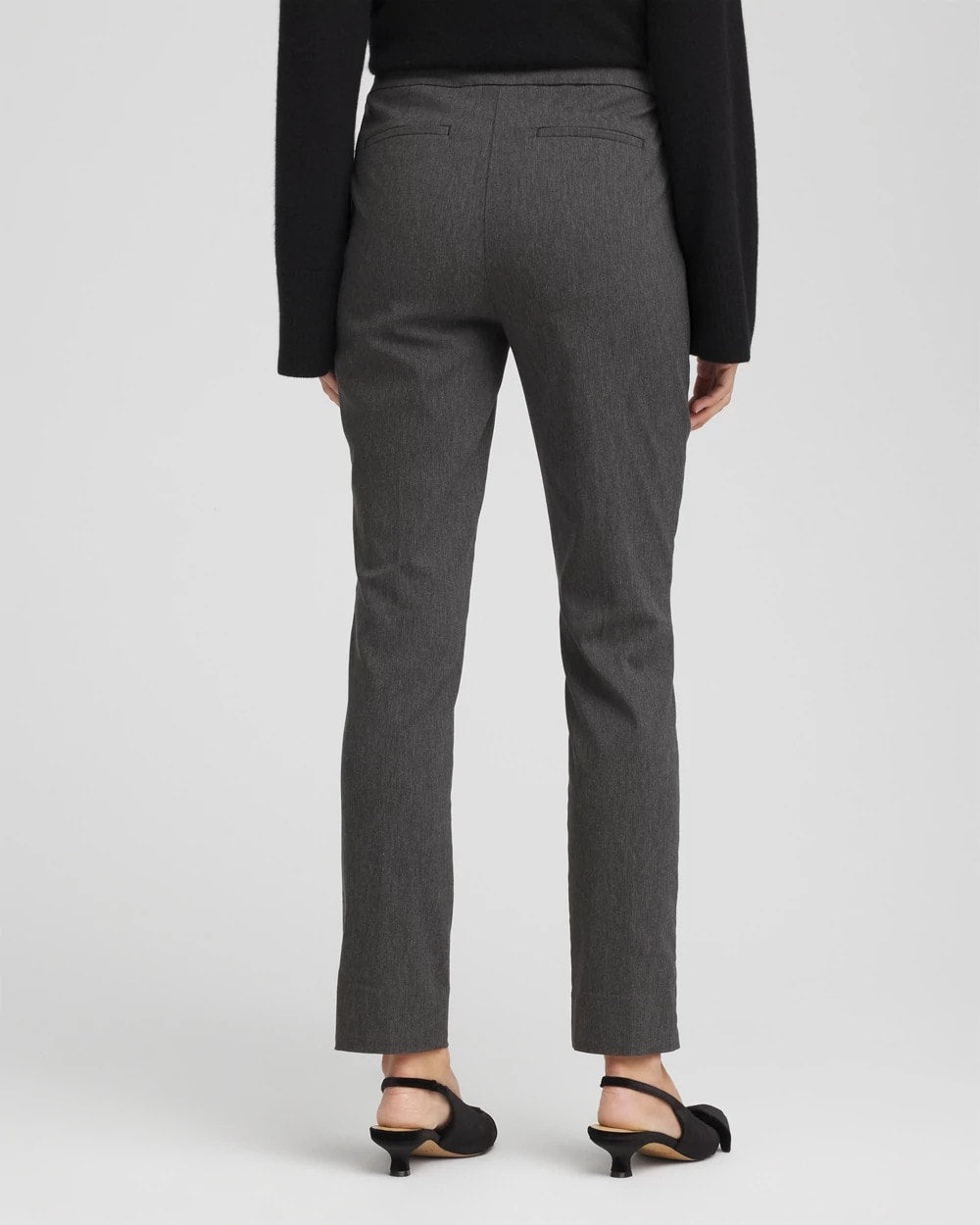 Chico's Brigitte™ Slim Ankle Pants GRAPHITE HEATHER GRAY