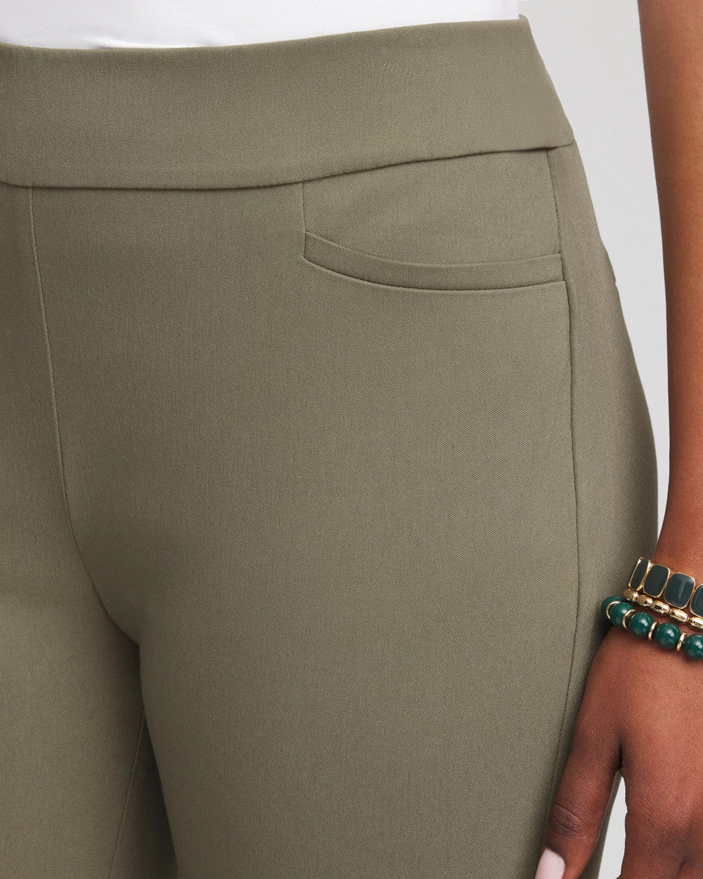 Chico's Brigitte™ Slim Full-Length Pants NETTLE LEAF