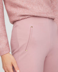 Chico's Juliet Slim Trim Detail Ankle Pants DUSTY ROSE