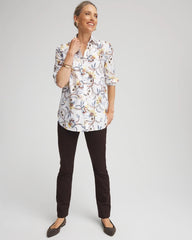 Chico's Girlfriend Slim Full-Length Jeans COCOA BEAN