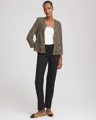 Chico's Girlfriend Slim Full-Length Jeans BLACK