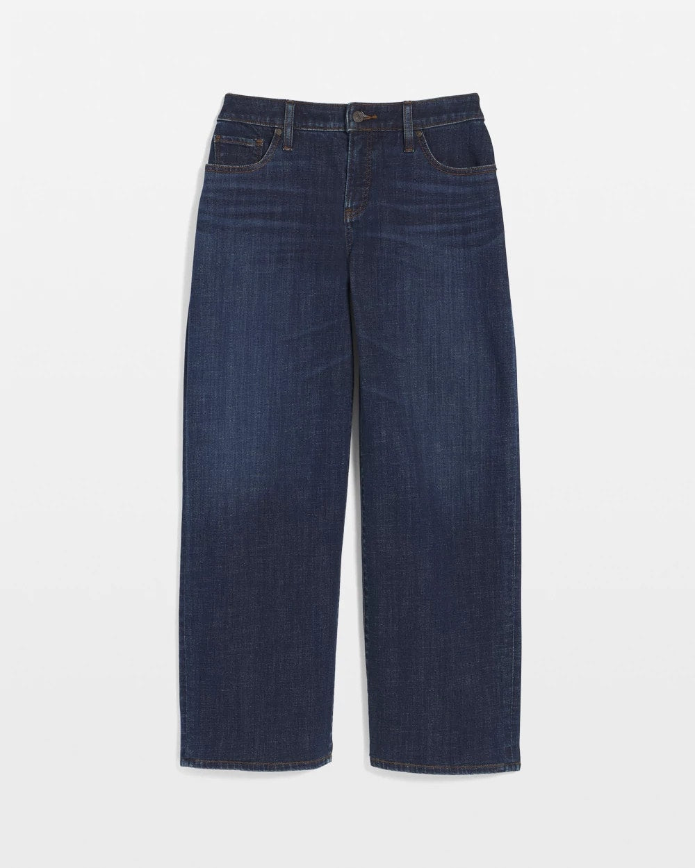 Chico's Girlfriend Cropped Wide-Leg Jean DARK SAPPHIRE INDIGO