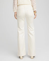 Chico's Girlfriend Flared Jeans ENGLISH CREAM